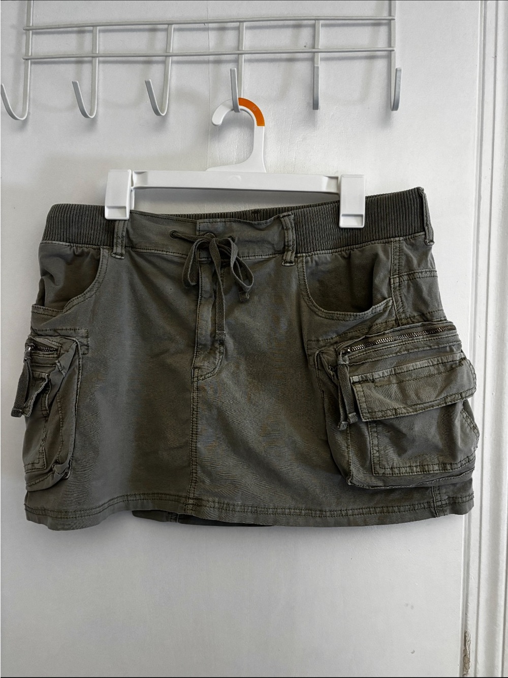 American Eagle Outfitters Olive Green Cargo Mini Skort